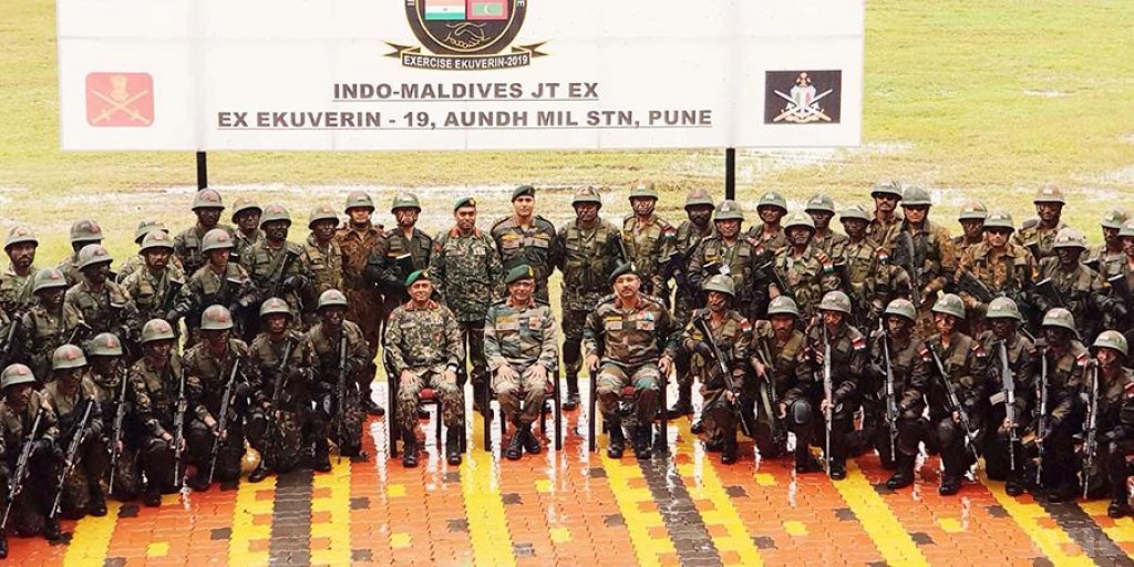 Training exercise Ex Ekuverin 2019 held in India