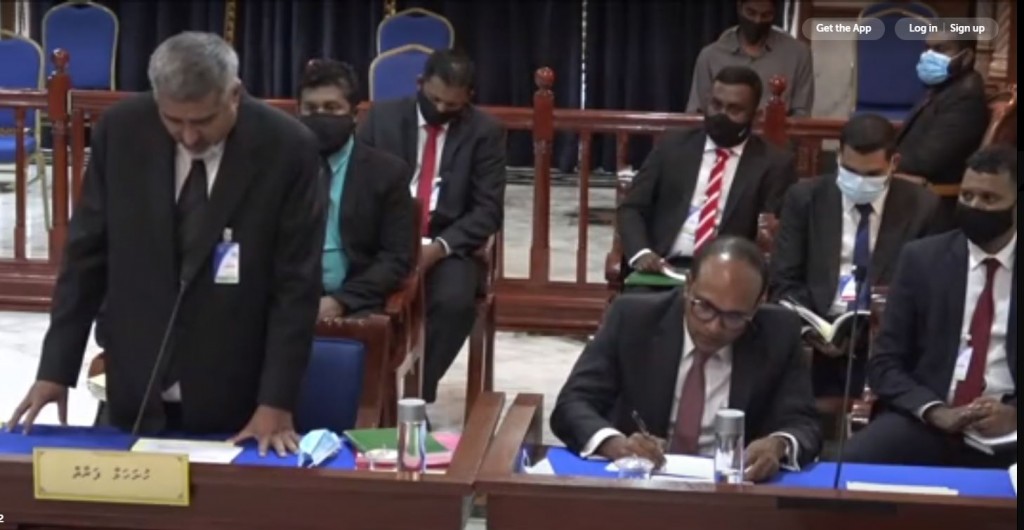 Naibu Raees kamun Dr. Jameel vaki kuri mahsalaige adu ehunthah ninmaalaifi