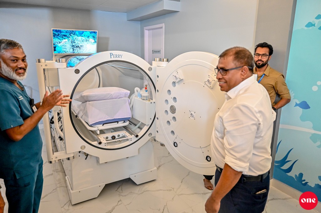 Deco vaa meehun ah faruvaa dheyn ADK gai hyperbaric ge 2 chamber bahattaifi