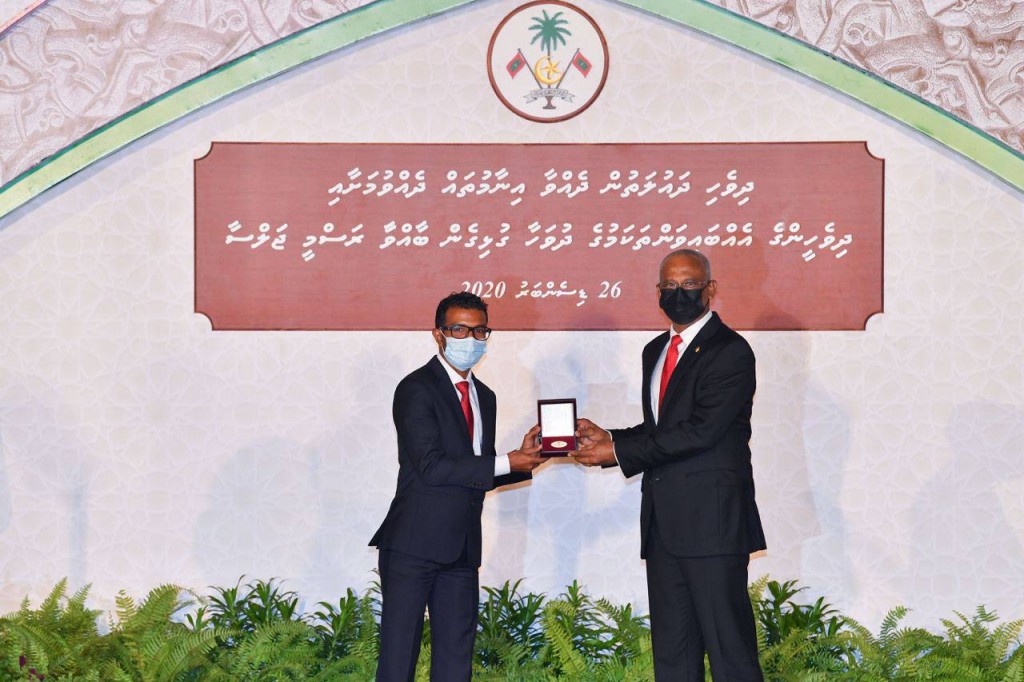 1 vana dharajaigai faasvi hatharu haafizunnah medal, haassa inaamu 20 beyfulhakah