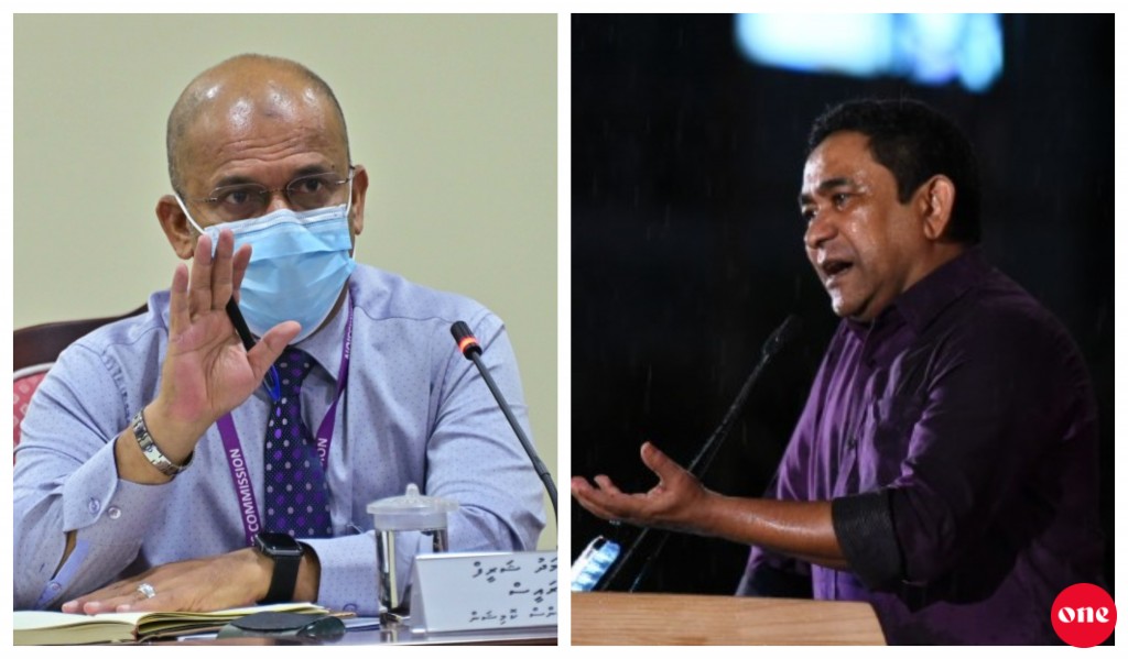 Shareef, Raees Yameen ah: bali gaboolu nukoh hithah erihaa ehcheh kiyumakee kuran reethi kameh noon!