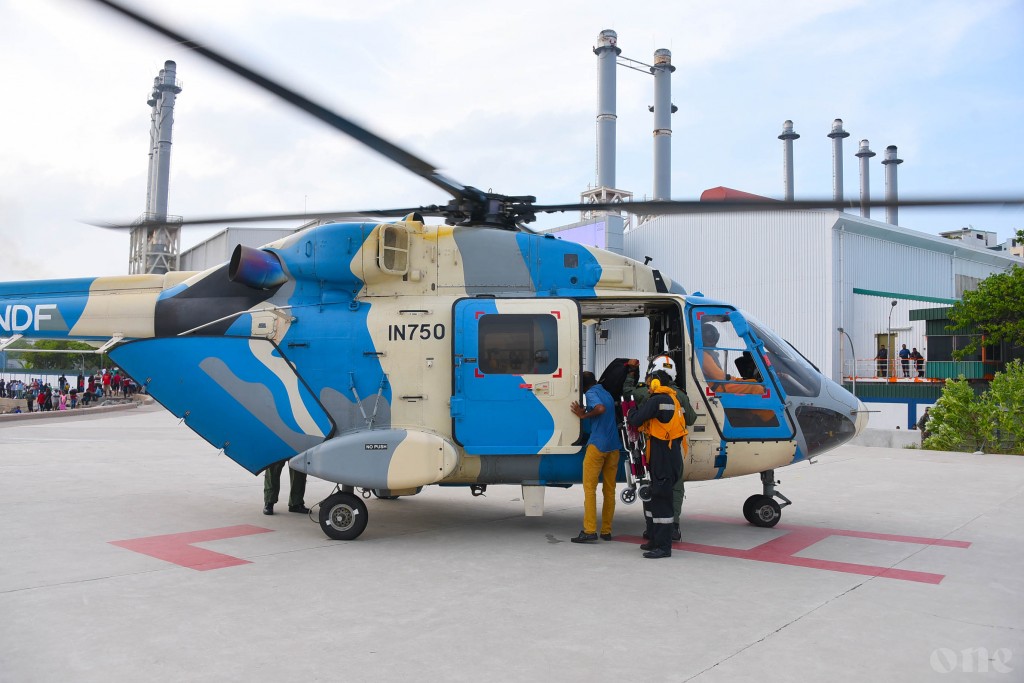 Raajjeygai Helicopter ge hidhumaiy dhinumah shauguverikan faalhu kurumah hulhuvaalaifi