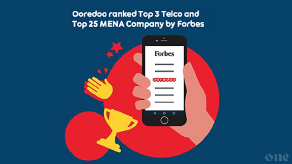 Ooredoo Group Ranked 25th in ‘The Middle East’s Top 100 Companies 2020’ by Forbes magazine
