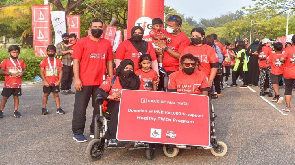BML holds Wow Kidz Run, donates MVR100,000 to MAPD