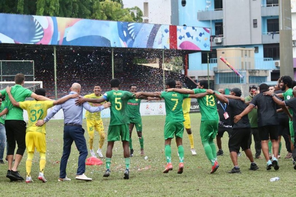 Maziya in jehi jehigen 3 vana faharah Dhivehi premier league kaamiyaabu koffi