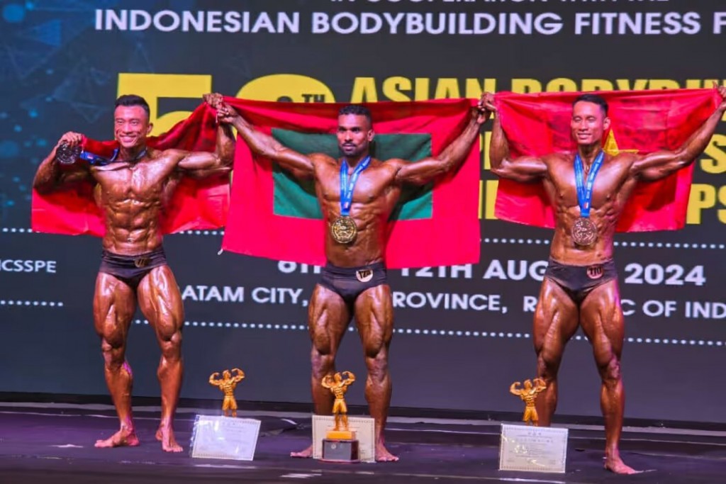 Ahsan ves Asia mubaaraathun ran medal hoadhaifi