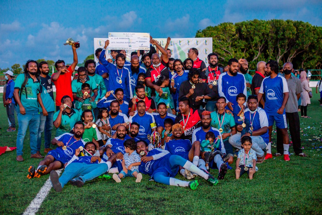 Raiyy card akaa ekuves Goalhi kolhah 4 goal jahai, Maabaidhoo in champion kan hoadhaifi