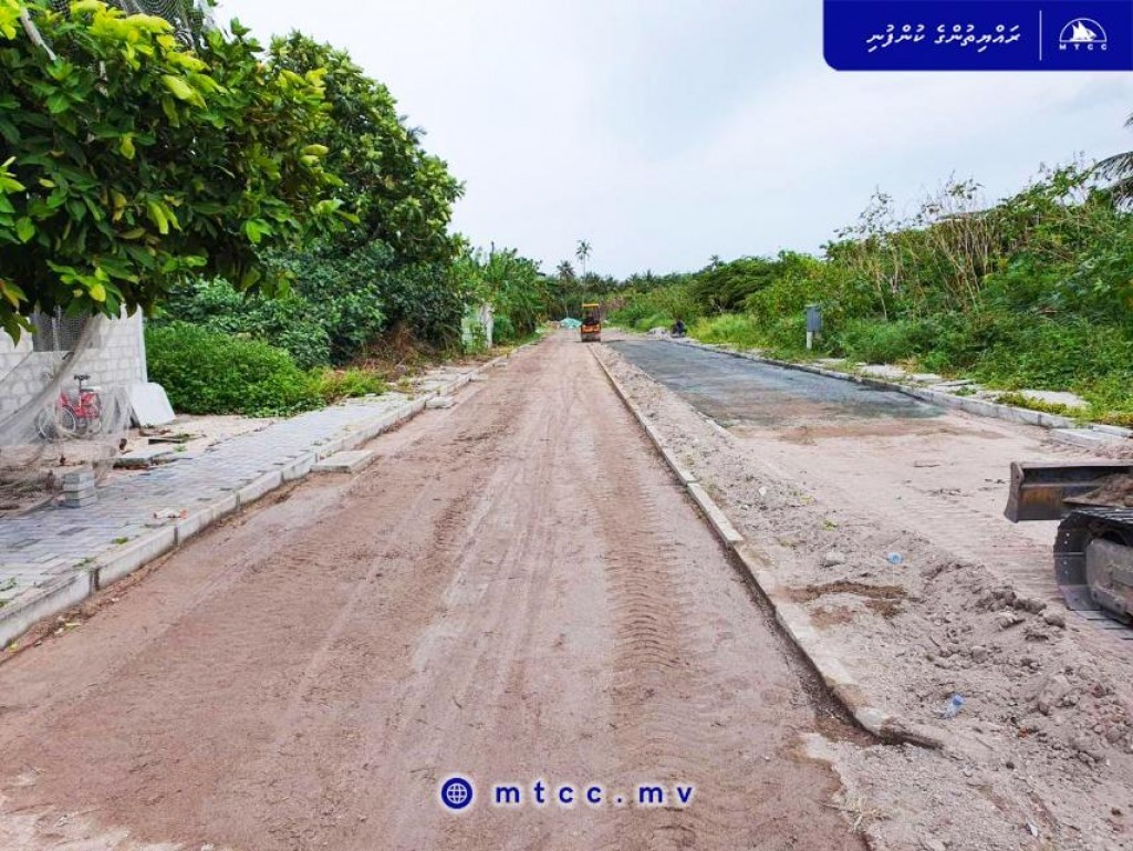 80 percent of Hanimaadhoo Road Development Project completed