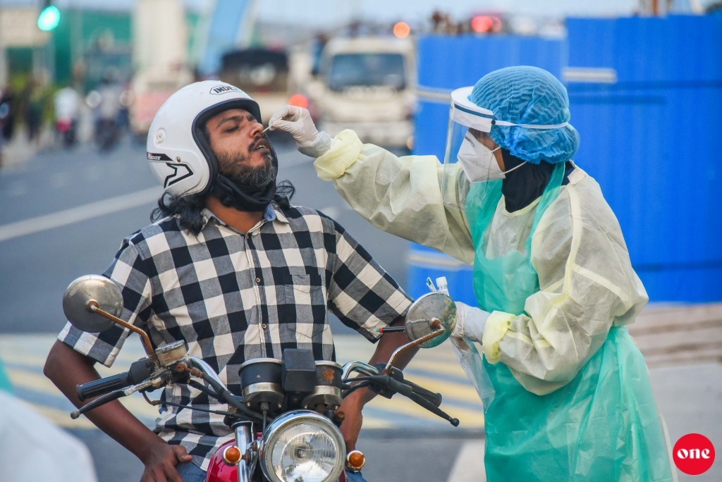 120 tested positive today, 49 from Male'
