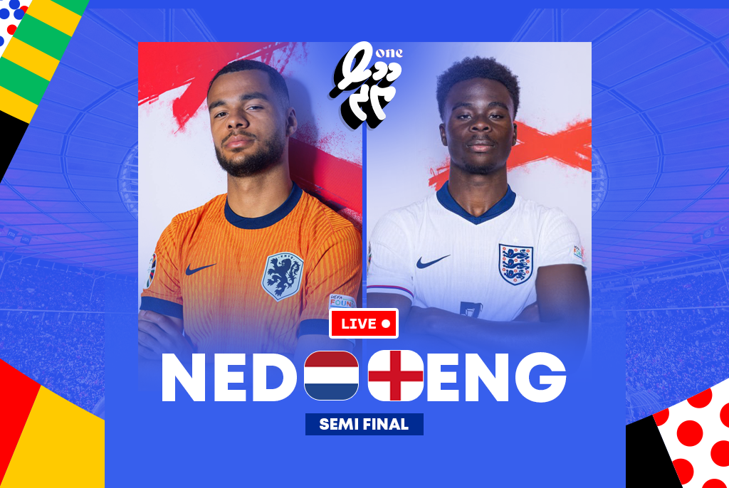EURO 2024 Semi-Final: Netherlands 1-2 England (Full Time)