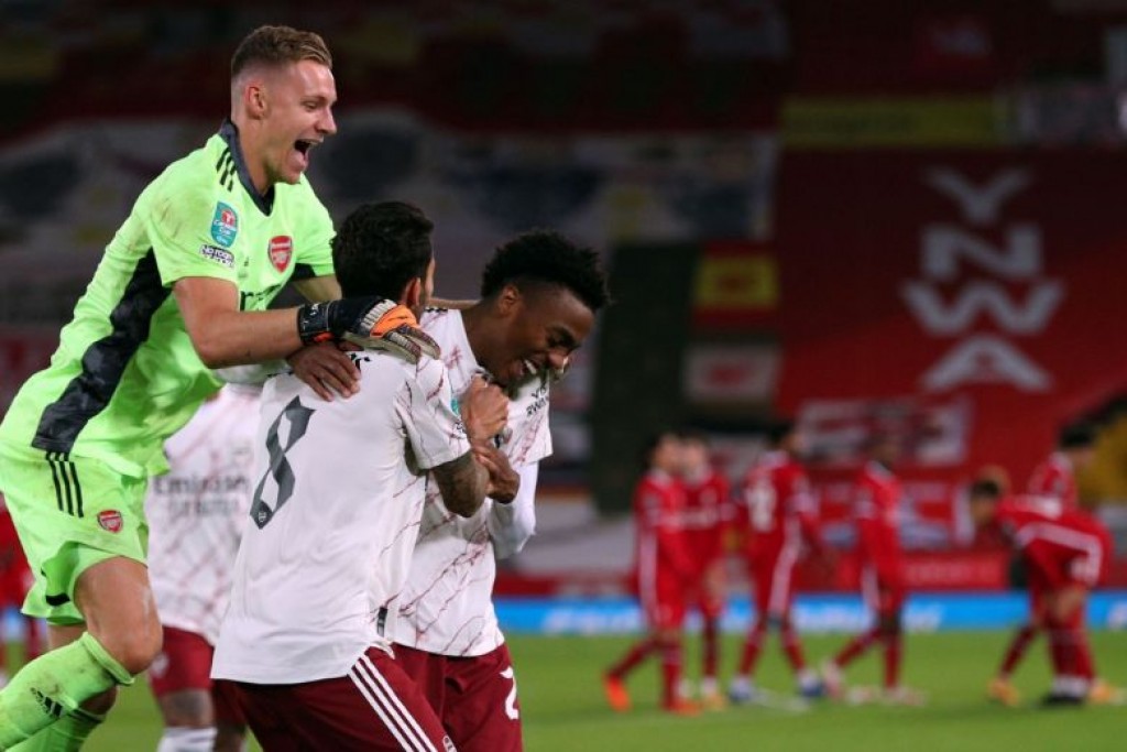 League Cup: Arsenal in ingireysi champion Liverpool katuvaalaifi