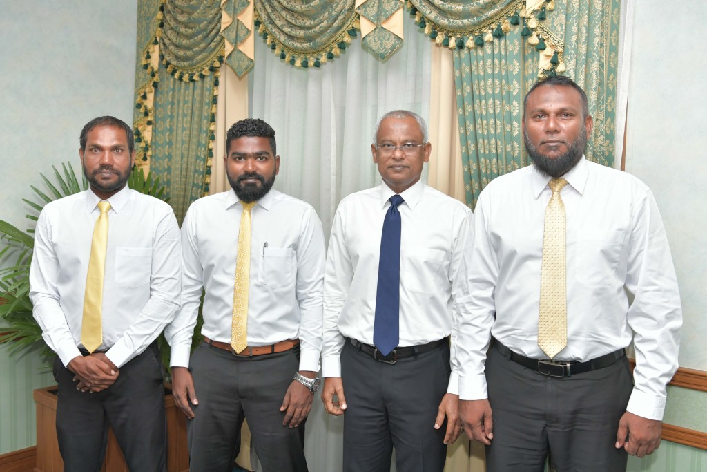 President Solih meets the Members of Kolhufushi Council