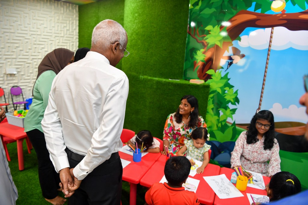 Stelco ge childcare centre ah Raees ziyaaraiy kurahvaifi