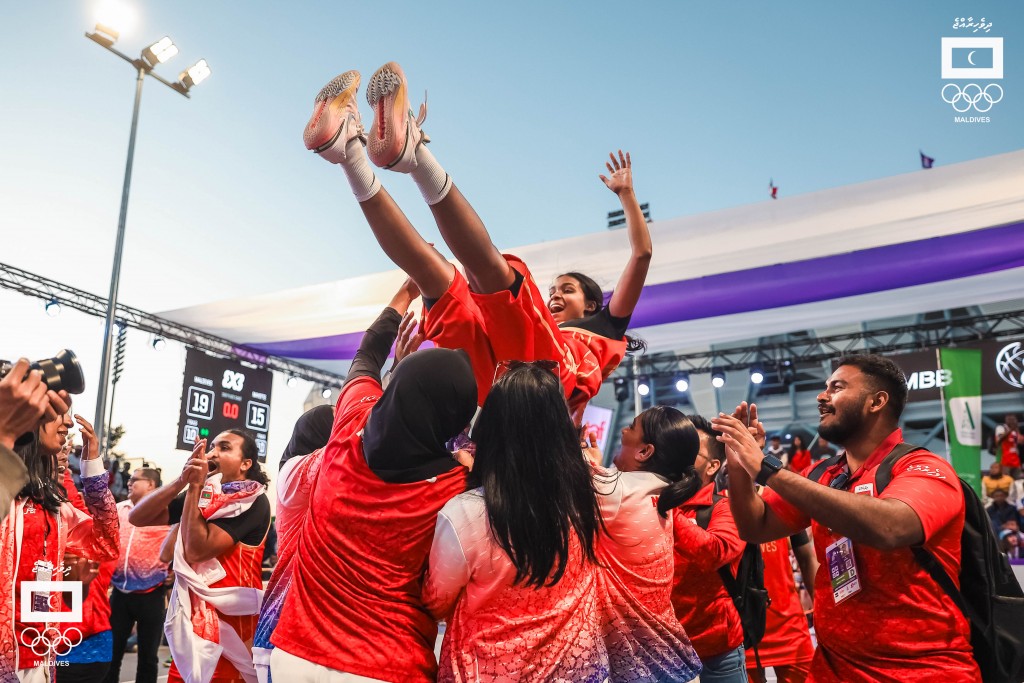 Basket anhen adhi firihen 3 on 3 team ahves bronze medal