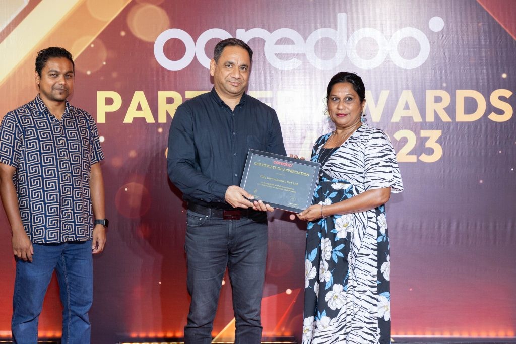 Ooredoo ge business partnarunnah ''business partner awards'' dheefi