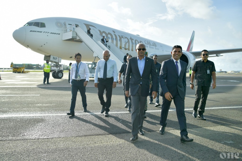 President Solih returns after attending OIC Summit
