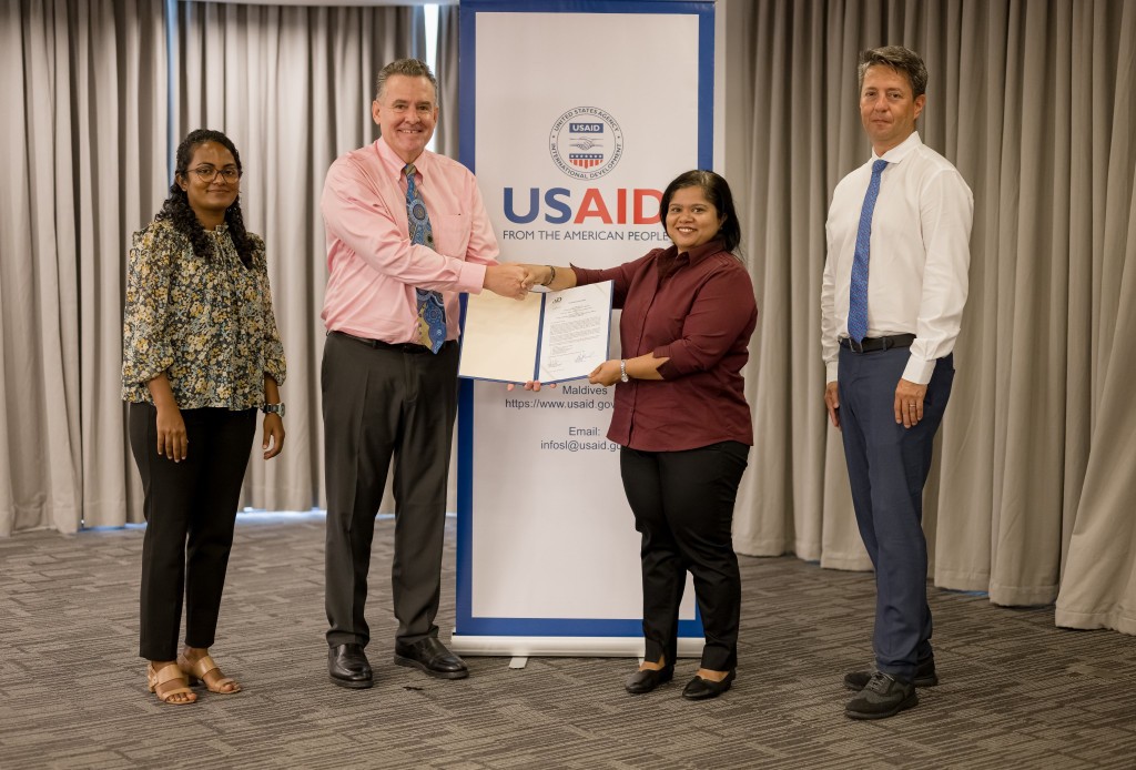 US AID in raajje ah 4 million rufiyaa ge hiley ehee