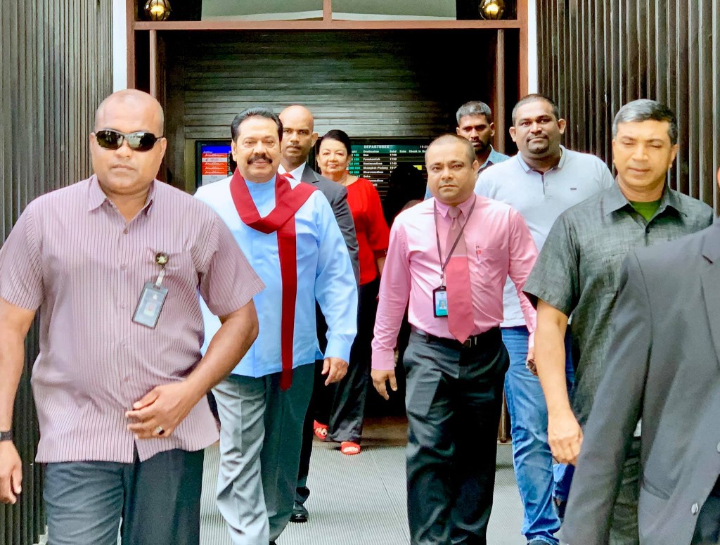 Mahinda Rajapaksa arrives in Maldives