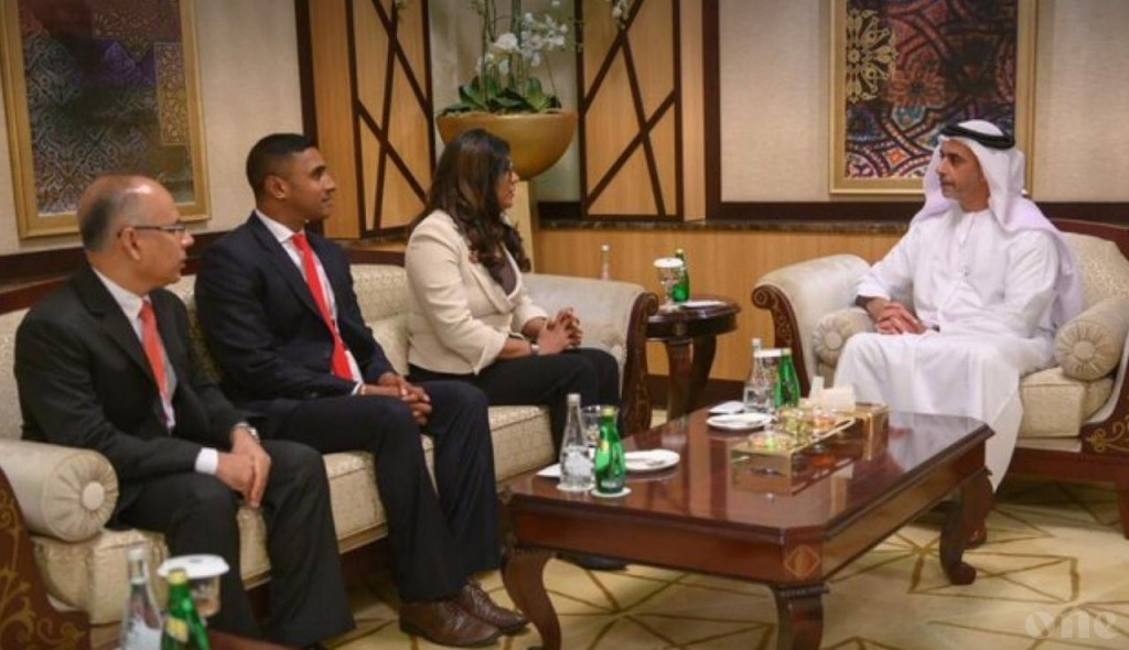 Defence Minister criticized for having son accompany her in visit to UAE