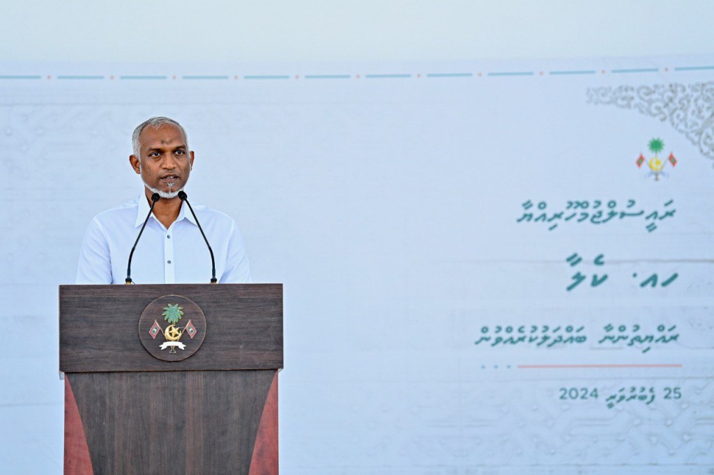 Kelaa falhu therey gai resort eh tharaggee kurumuge mashroou hageegathakah hadhai dheynan: Raees