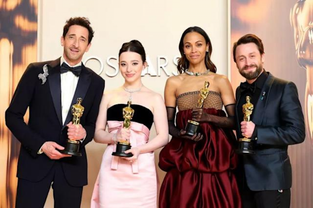 Anora sweeps Oscars with best picture, best director and best actress for Mikey Madison