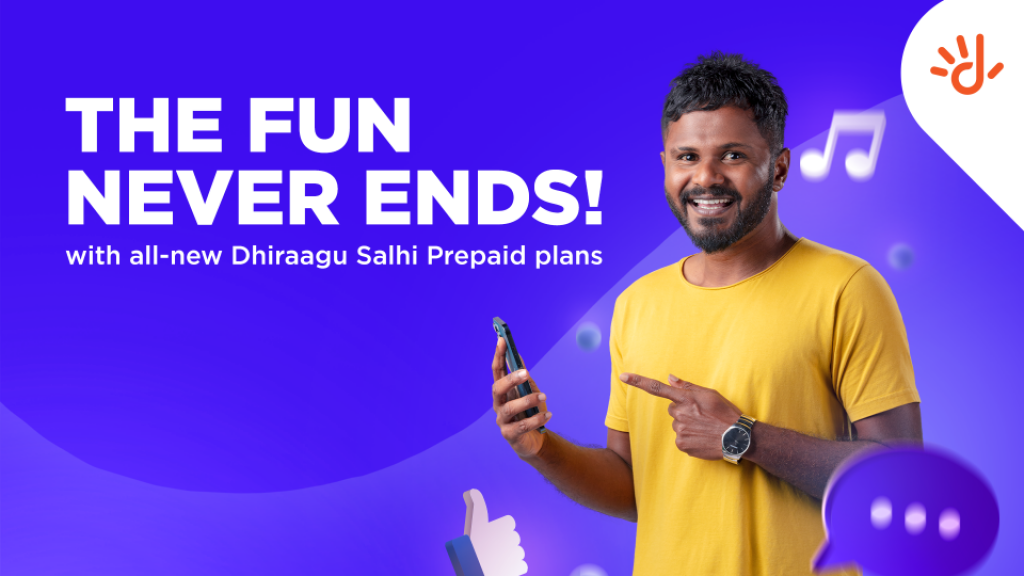 Dhiraagu in ''salhi'' prepaid ge aa plan thakeh tha'aarafu kohfi