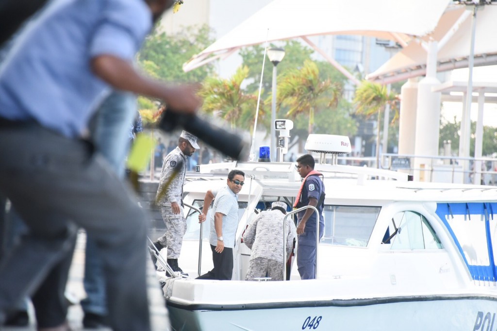 President Yameen taken to Maafushi Prison