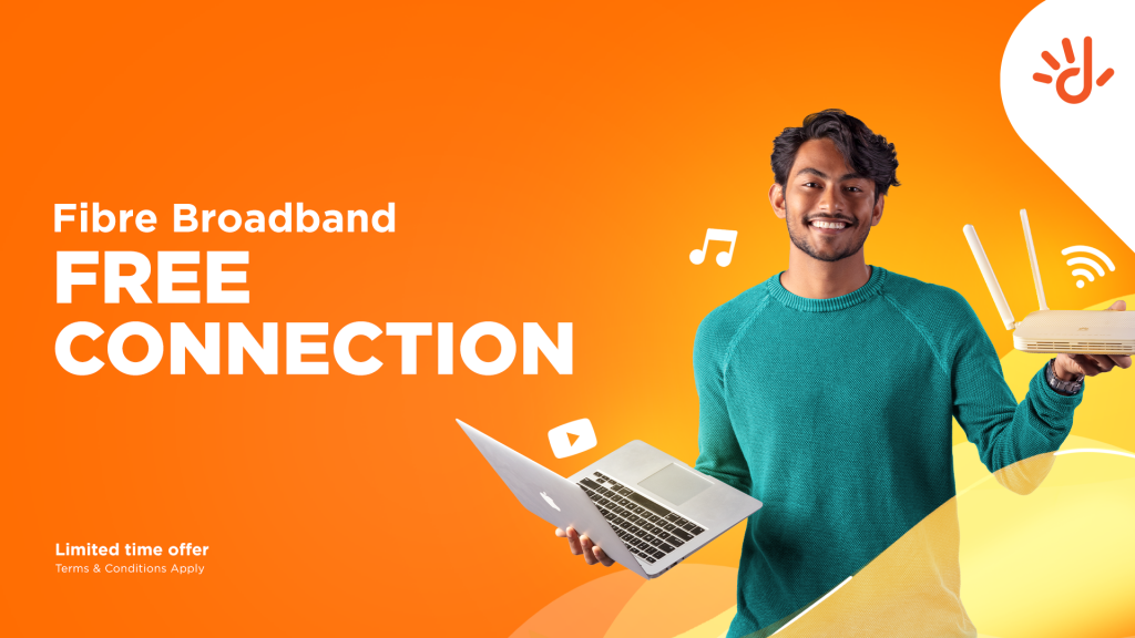 Dhiraagu fibre broadband ah apply kohgen router hiley