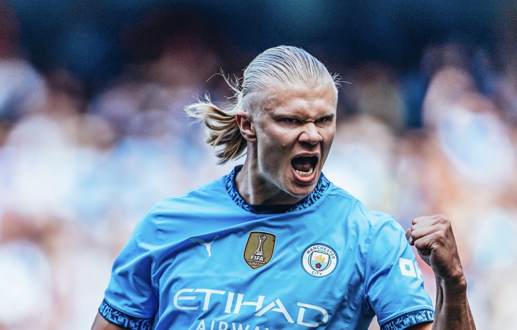 Haaland ge hattrick aaeku City ah molheh, United Brighton aiyydhashu vejje