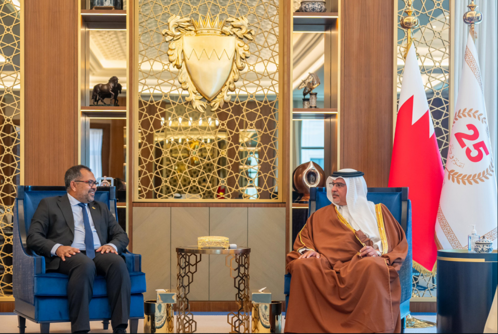 Raees ge haahsa sityfulheh Bahrain ge rasgefaan ah