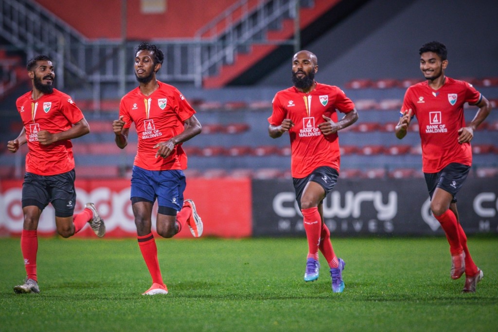 Asian Cup qualification ah gaumee team in farithakurunthah fashaifi