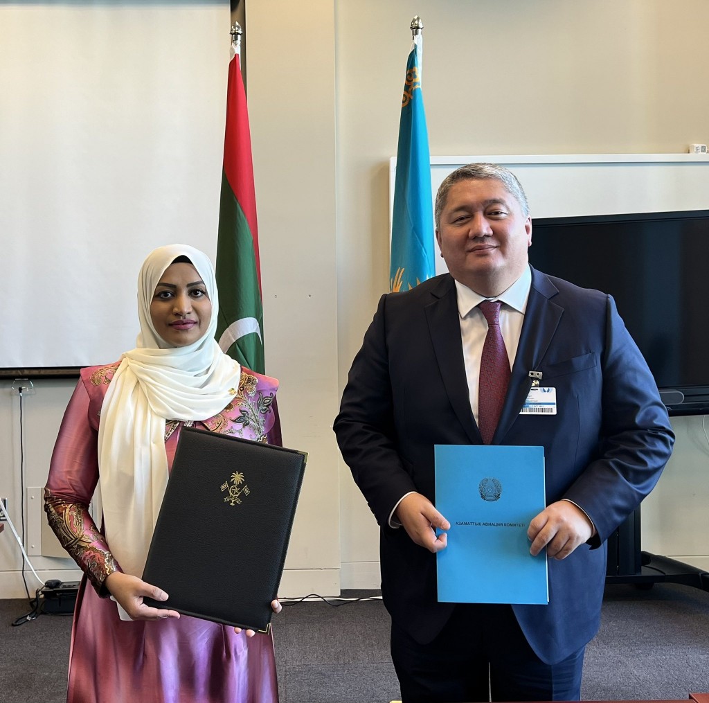 Vaige dhathurufathuraa  gulhey ehbbasvumehgai Raajje aai Kazakhstan aa dhemedhu soi koffi