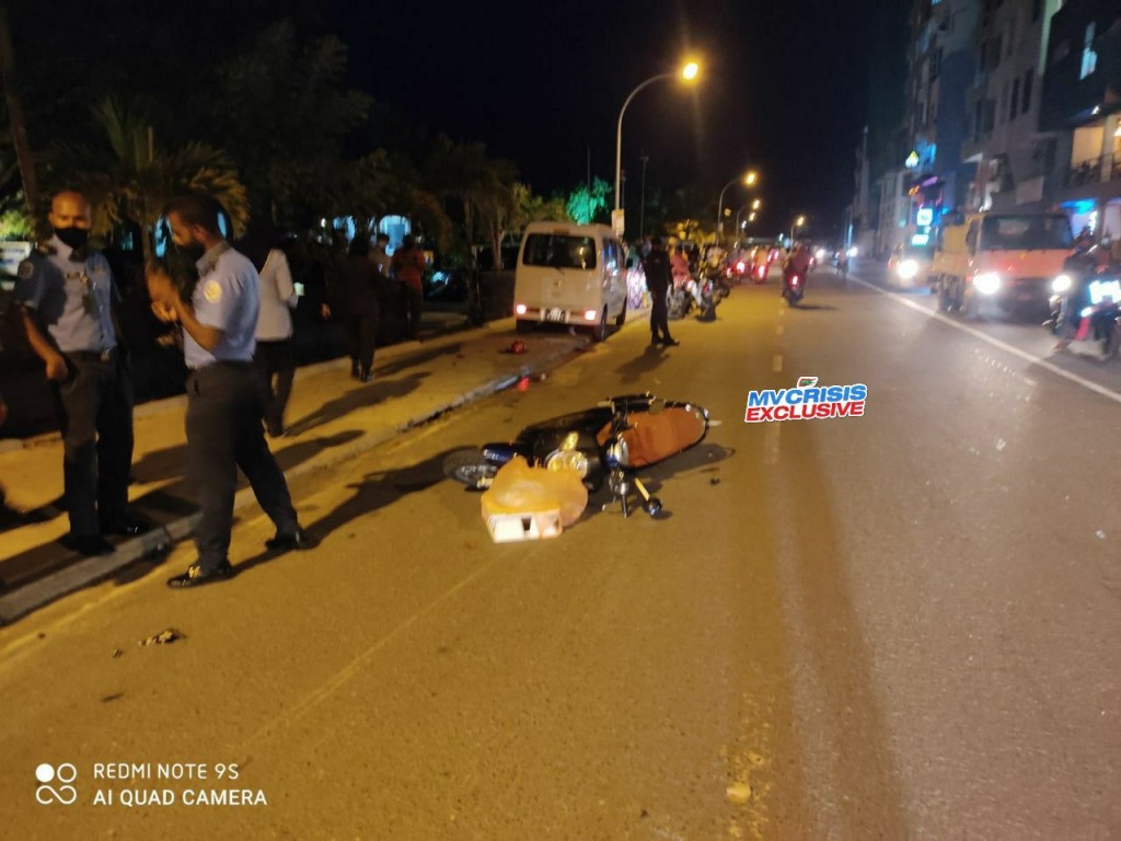 Male' gai nurahkaatheri accident higai ekakuge haalu serious