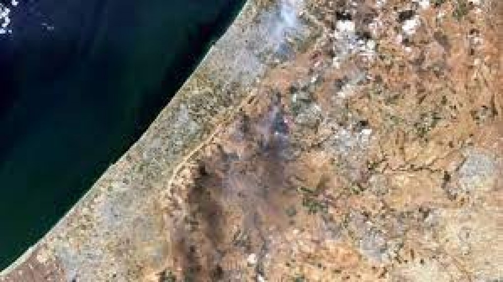 Palestine ge haalathu fenna photo eh ISS ge astronaut in dhakkaalaifi