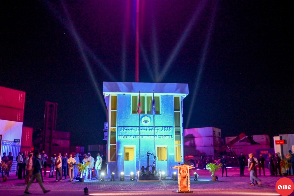 #OnePhoto : Hulhumale port ge hidhumaiy fulhaakoh aa imaaraaiy hulhuvun
