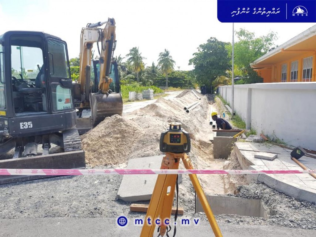 R. Dhuvaafaru magu hedhumuge mashroouge dhashun cable junction elhumuge massaikai kuriyah