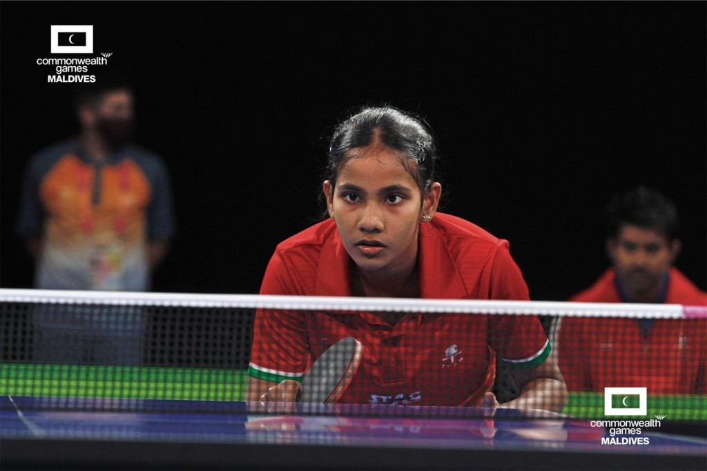 Asian TT Championship: Singles event thakuge furathama dhuvahu raajjeyge kulhuntherinnah kuriyah nudhevunu