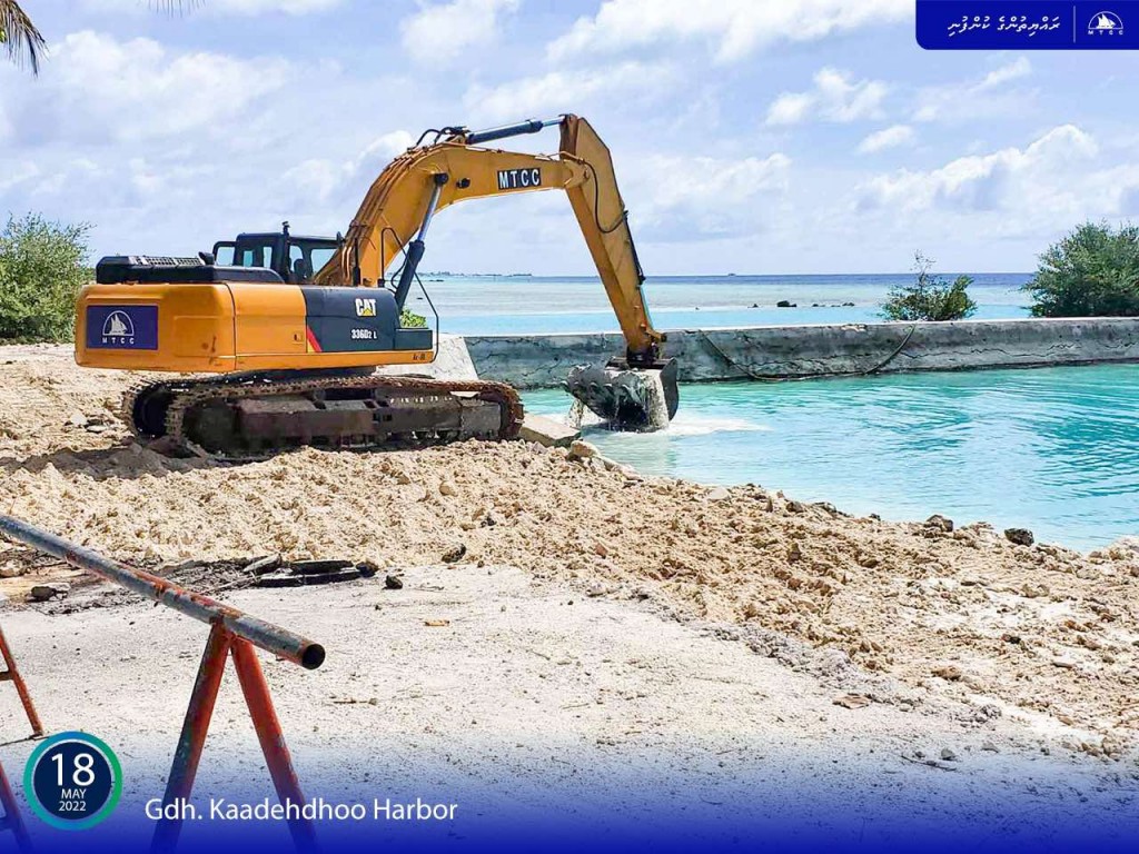 MTCC begins work on Gdh. Kaadehdhoo Harbor Reconstruction Project