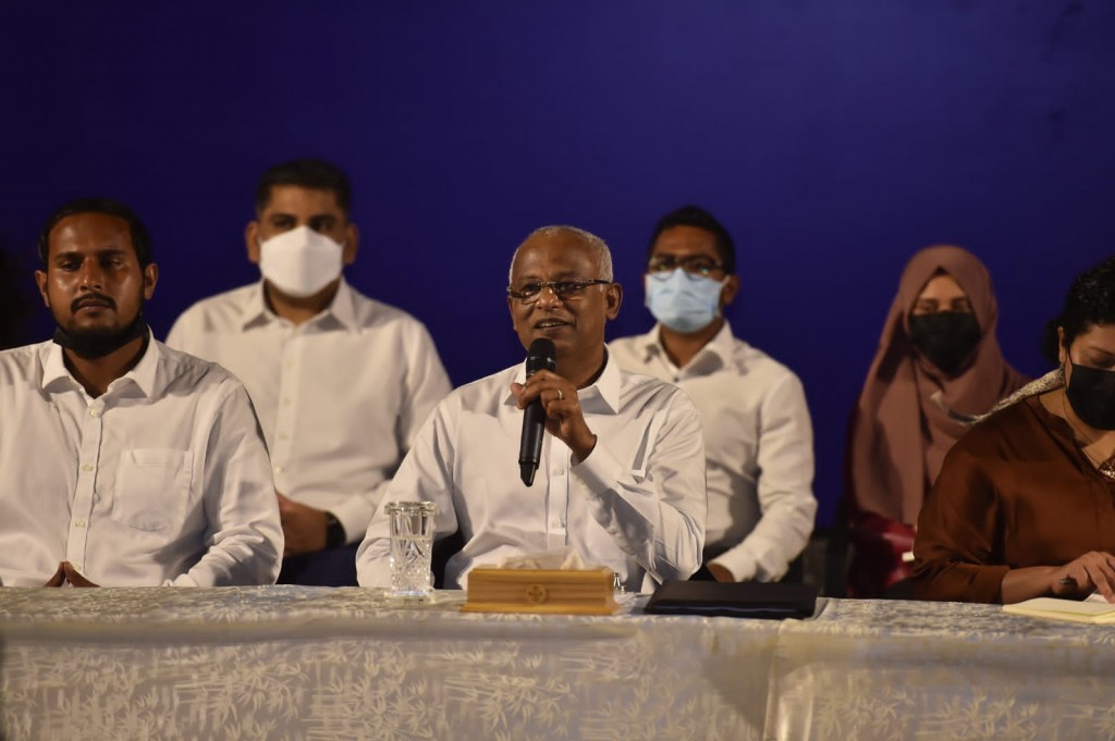 Coalition akee alhugandaa havaalu kuri masooliyyatheh, dhauru ninmaanee coalition aa eku: Raees