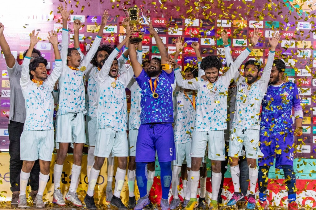 GA. atoll ge foarigadha final gai Kondey rovvaalai, Maamendhoo in champion kan hoadhaifi
