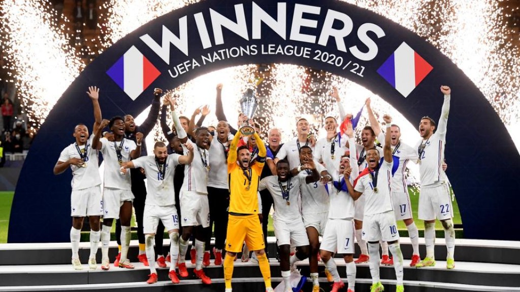 Fahathun arai Spain balikoh, France in nations league kaamiyaabu koffi