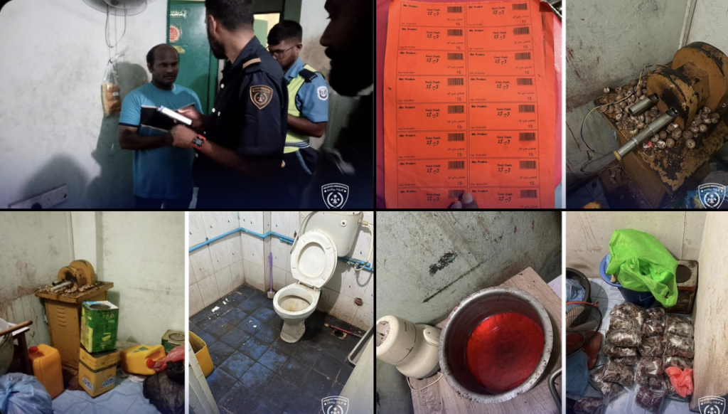 Immigrationge Raid eh: Male' gai nuthaahirukoh kaaboathakethi thayyaaru kuraa thaneh, bidheysee aku belumuge dhashah