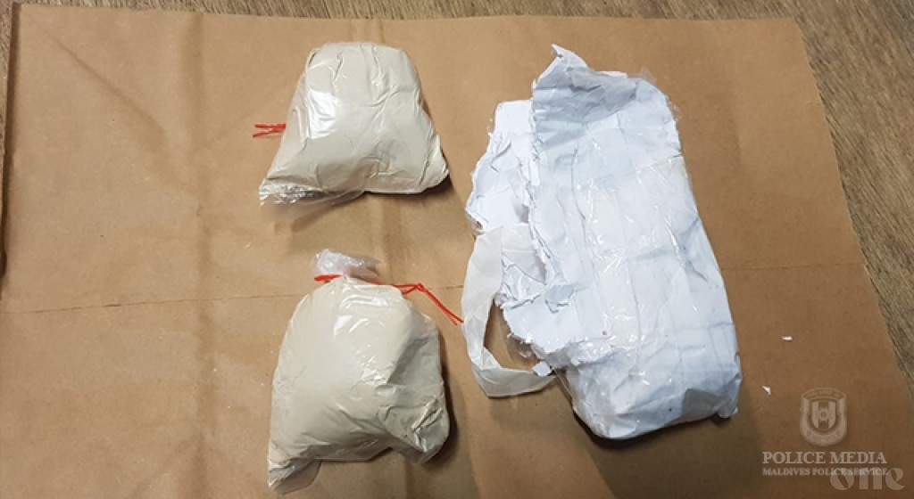 1.60 kg of drugs seized while being smuggled into Maldives