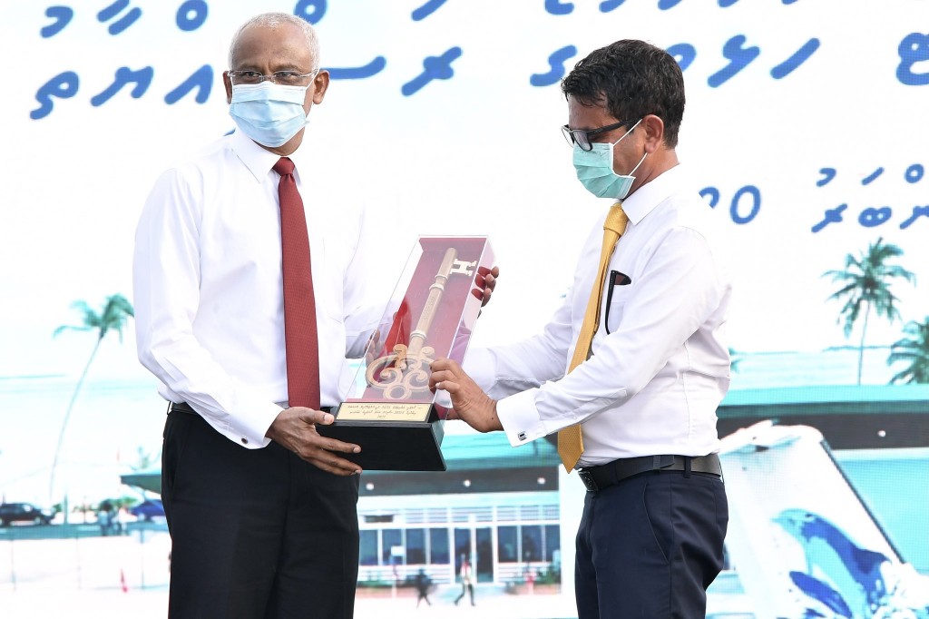 Hoarafushi Airport ge mashroo akee gaumee loaiybaai roohu dhahkuvaidhin mashroo eh: Raees