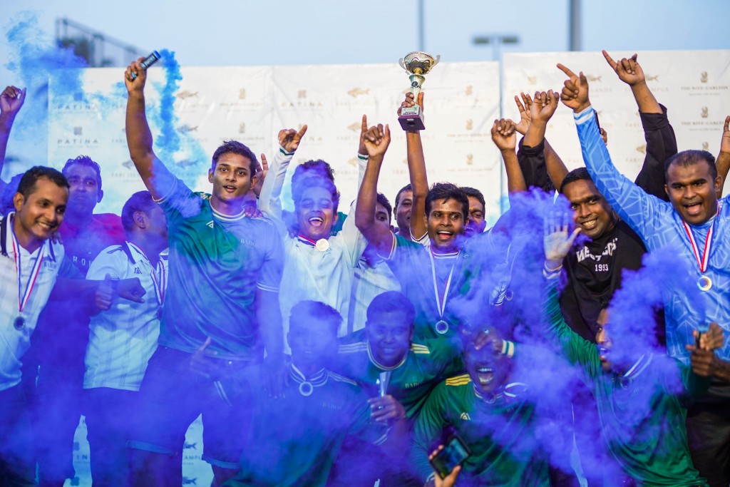 Tekkers resort cup: K. Atoll uthuru bithuge champion kan Baros Maldives ah