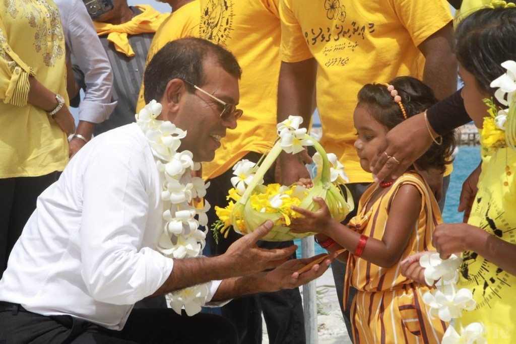 Pres. Nasheed: Opportunity to host tourists at local island homes on Agenda ‘19
