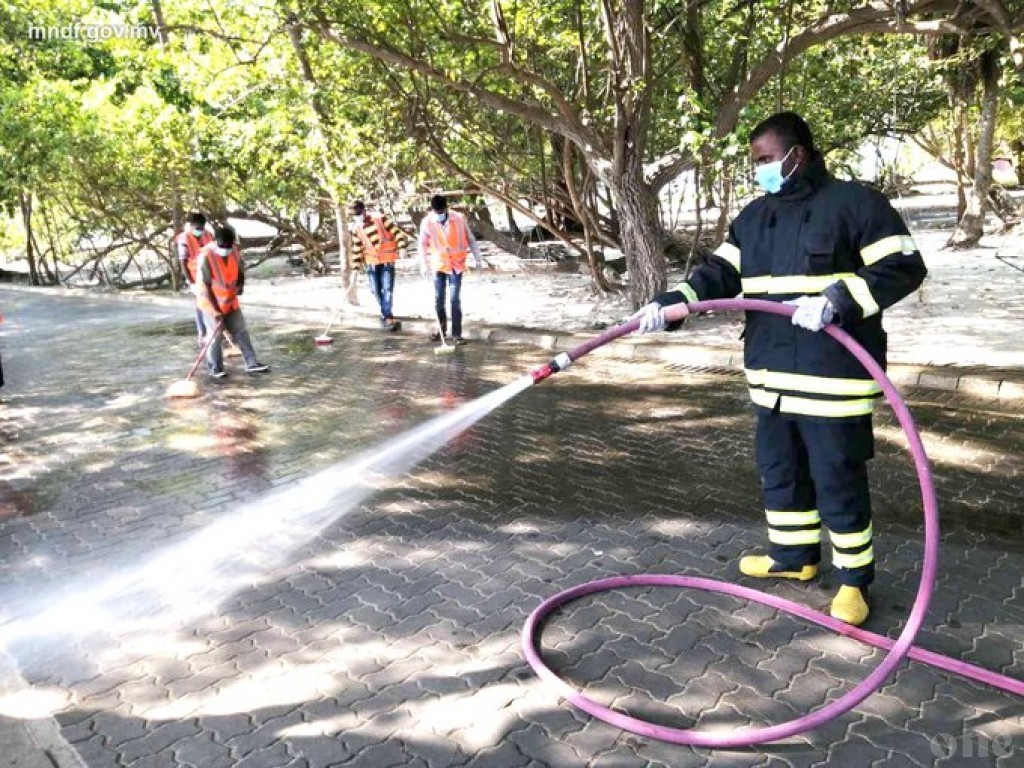 Disinfection begins at Vilimale’