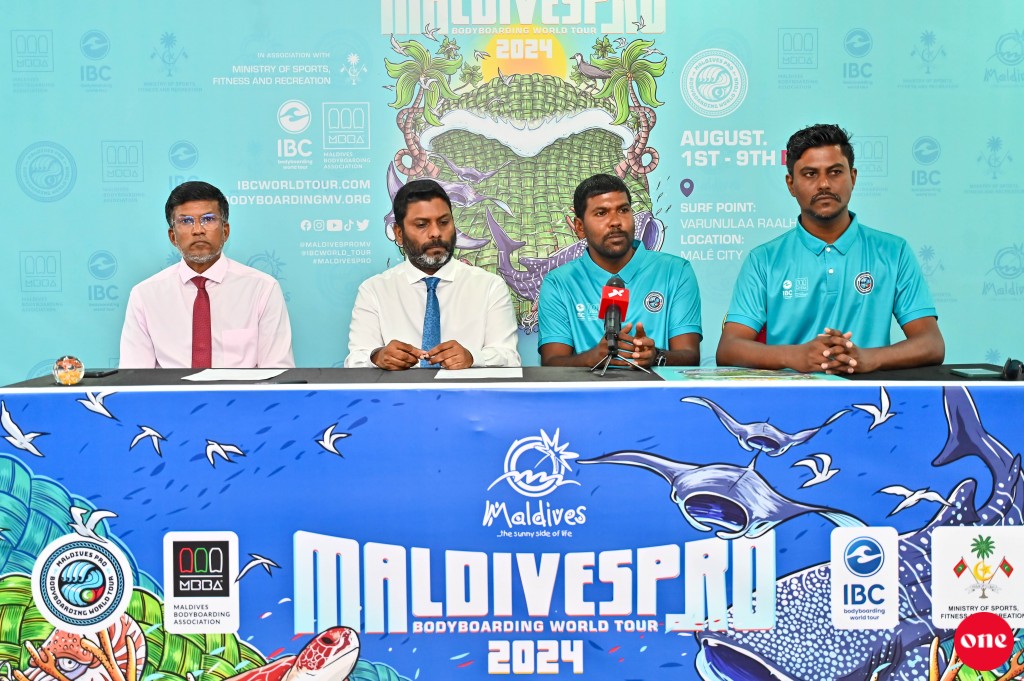 Visit Maldives pro 2024, Bodyboarding World Tour event rasmeekoh iulaanu koffi