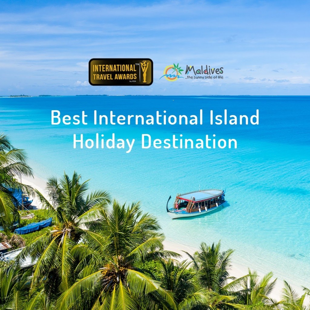 Maldives wins 'Best International Island Holiday Destination' at the International Travel Awards 2020