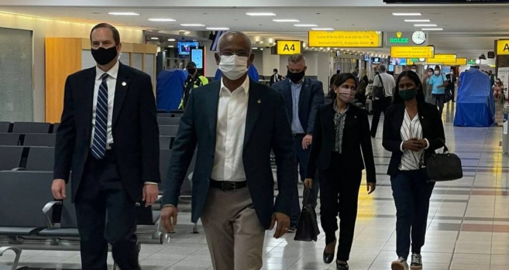 Raees Solih New York ah kurehvvi dhathurufulhu ninmavaalahvvaifi